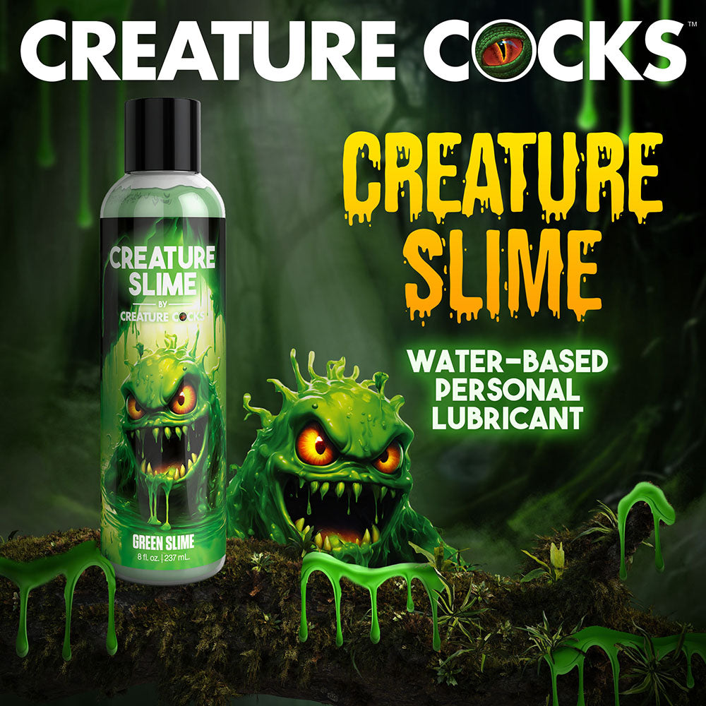 XR BRANDS - LUBRICANTE A BASE DE AGUA CREATURE SLIME VERDE 8 OZ.