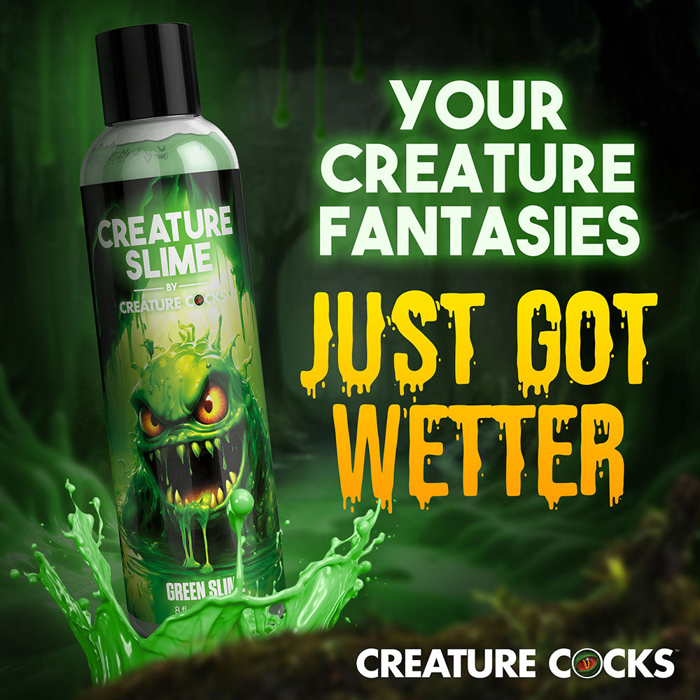 CREATURE SLIME GREEN WATER-BASED LUBRICANT 8 OZ.