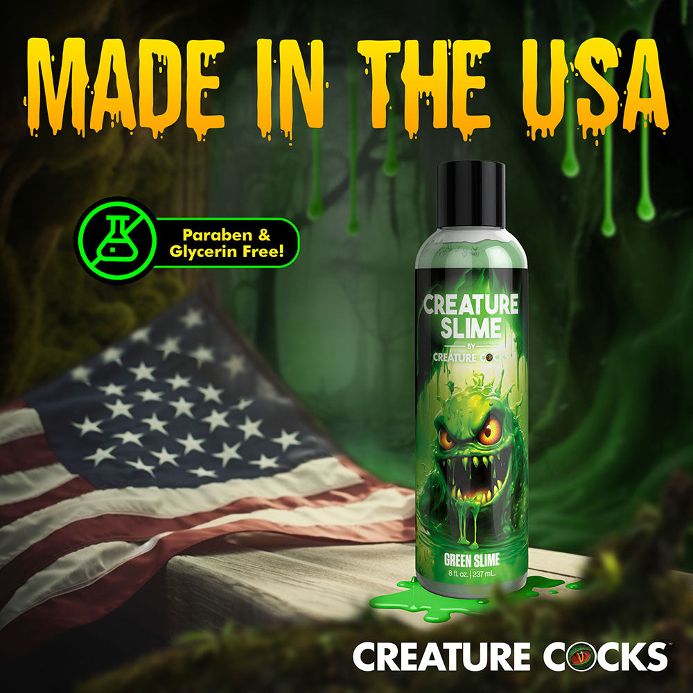 XR BRANDS - LUBRICANTE A BASE DE AGUA CREATURE SLIME VERDE 8 OZ.