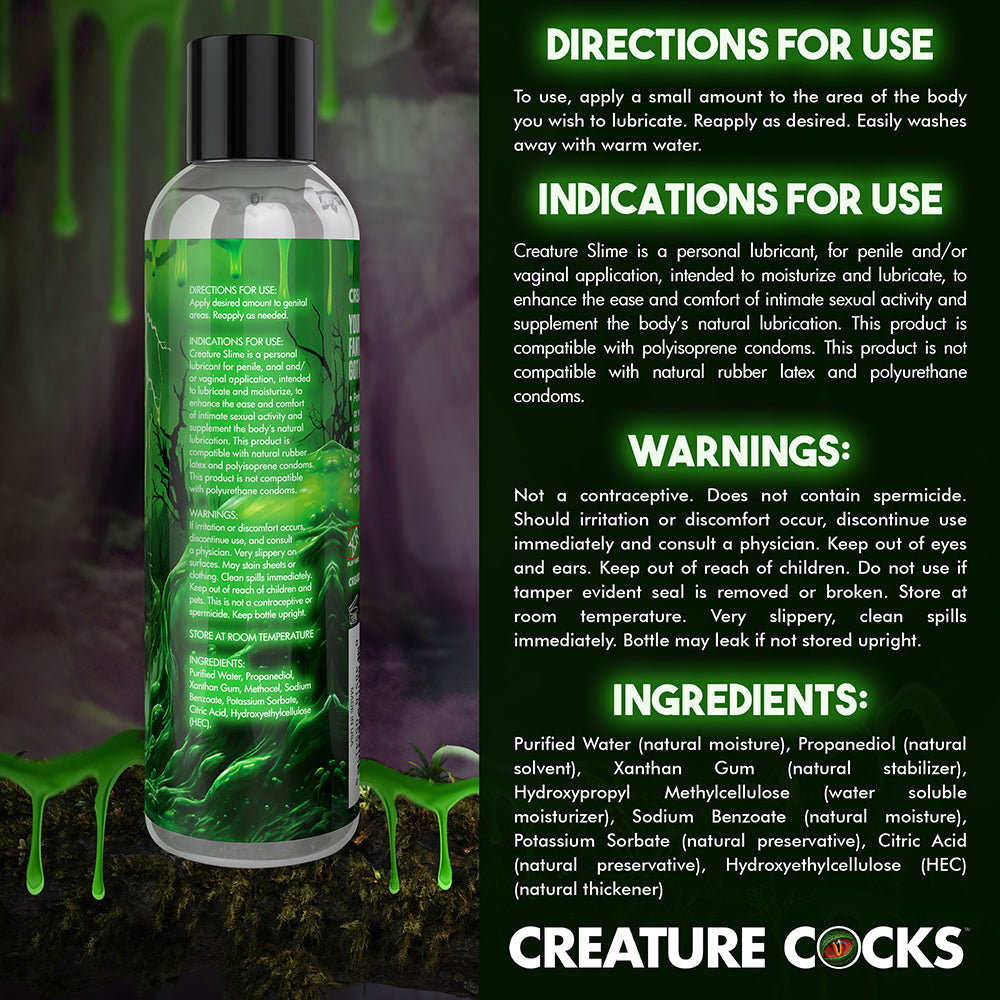 MARCAS XR - LUBRICANTE ÍNTIMO CON BASE DE AGUA CREATURE SLIME 8 OZ.