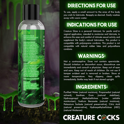 MARCAS XR - LUBRICANTE ÍNTIMO CON BASE DE AGUA CREATURE SLIME 8 OZ.
