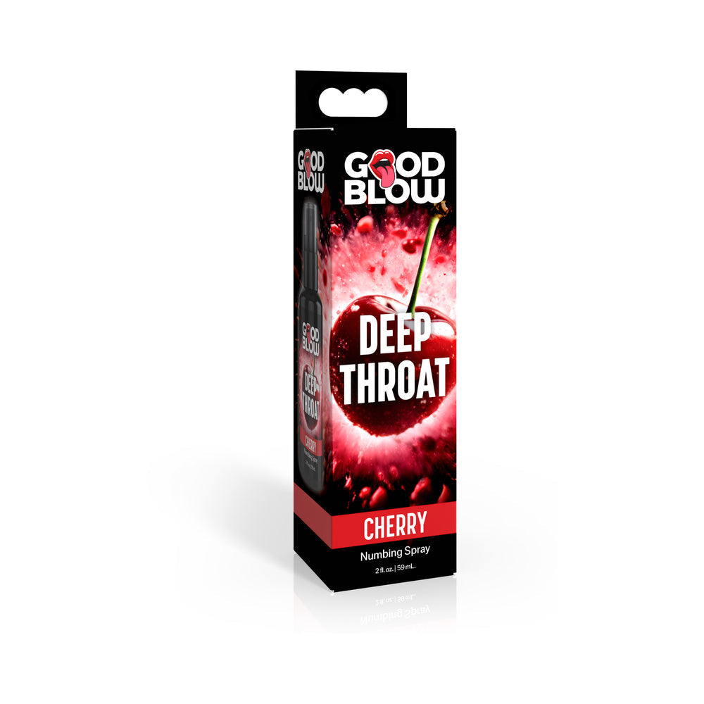 GOOD BLOW DEEP THROAT SPRAY CHERRY 1 OZ.