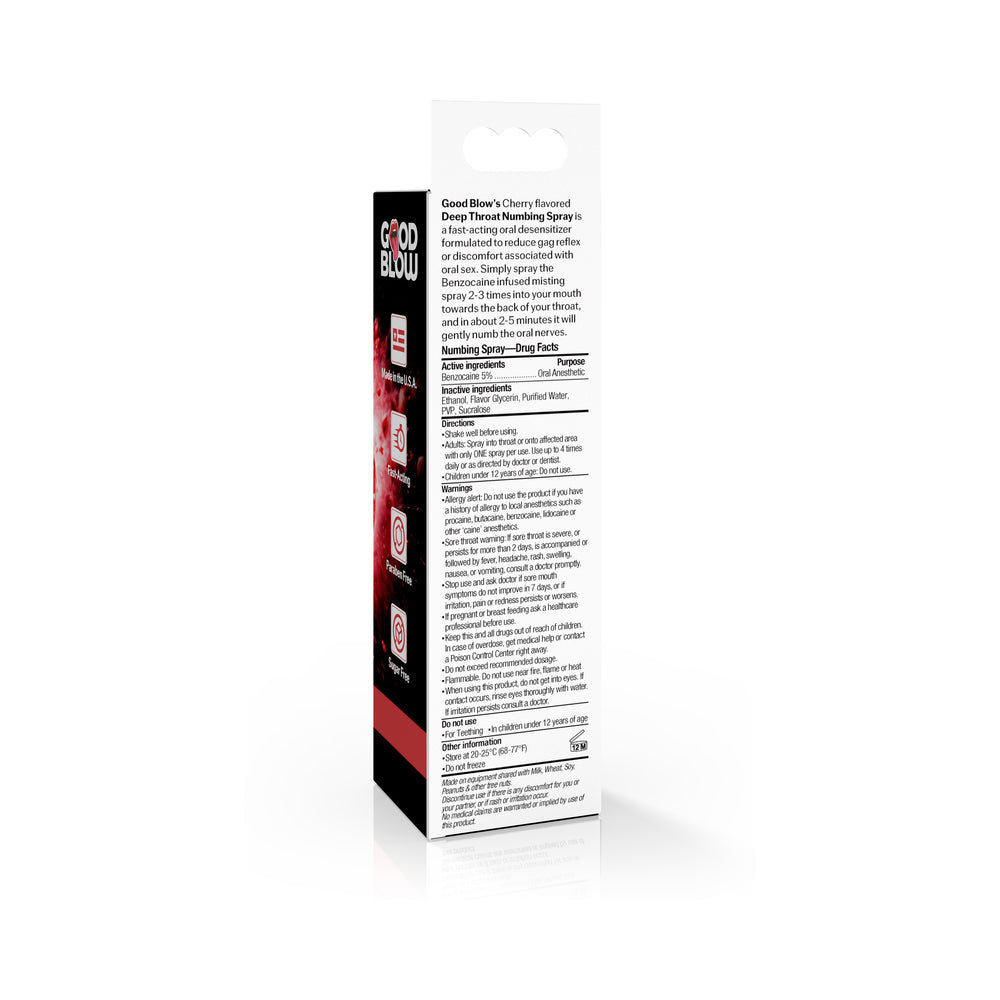 MARCAS XR - BUEN SPRAY DE GARGANTA PROFUNDA CEREZA 1 OZ.