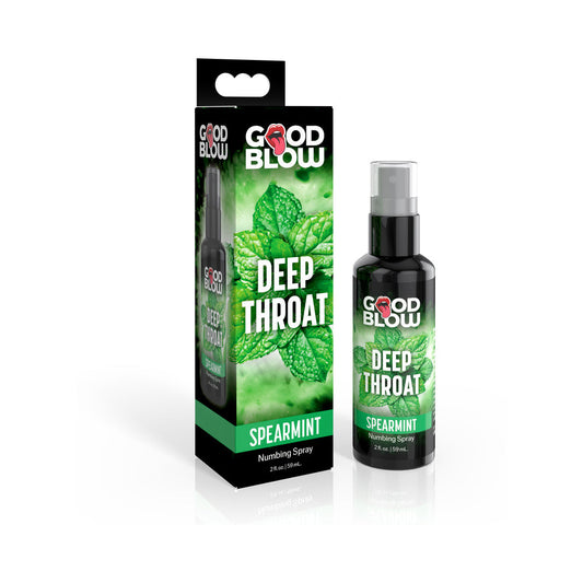 GOOD BLOW DEEP THROAT SPRAY SPEARMINT 1 OZ.