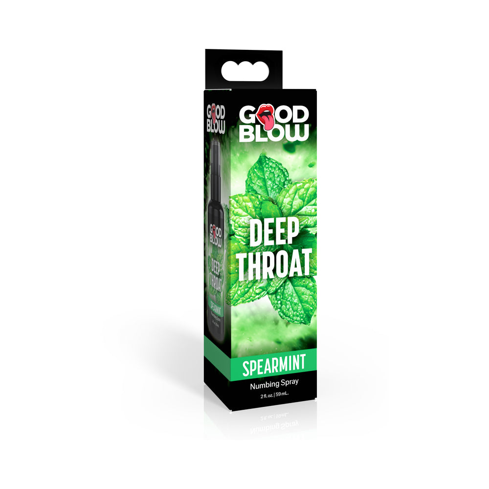 MARCAS XR - SPRAY PARA GARGANTA PROFUNDA GOOD BLOW HIERBABUENA 1 OZ.