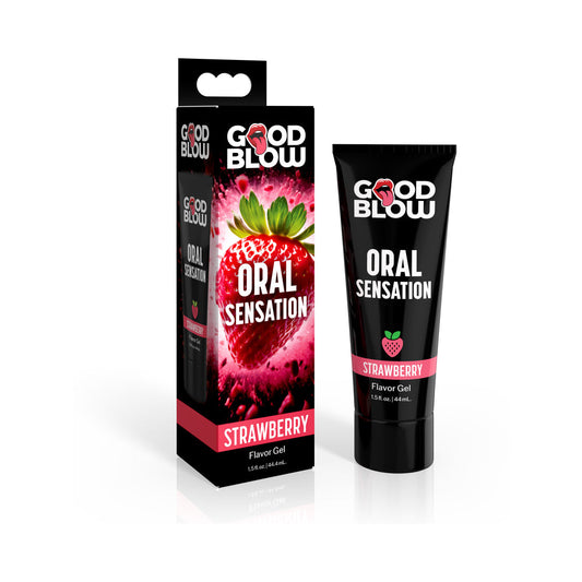 XR BRANDS - GEL SENSACTION ORALE GOOD BLOW FRAISE
