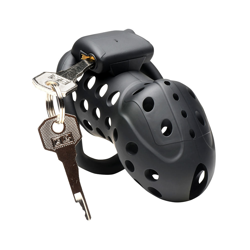 MASTER SERIES LOCK DOWN CHASTITY CAGE