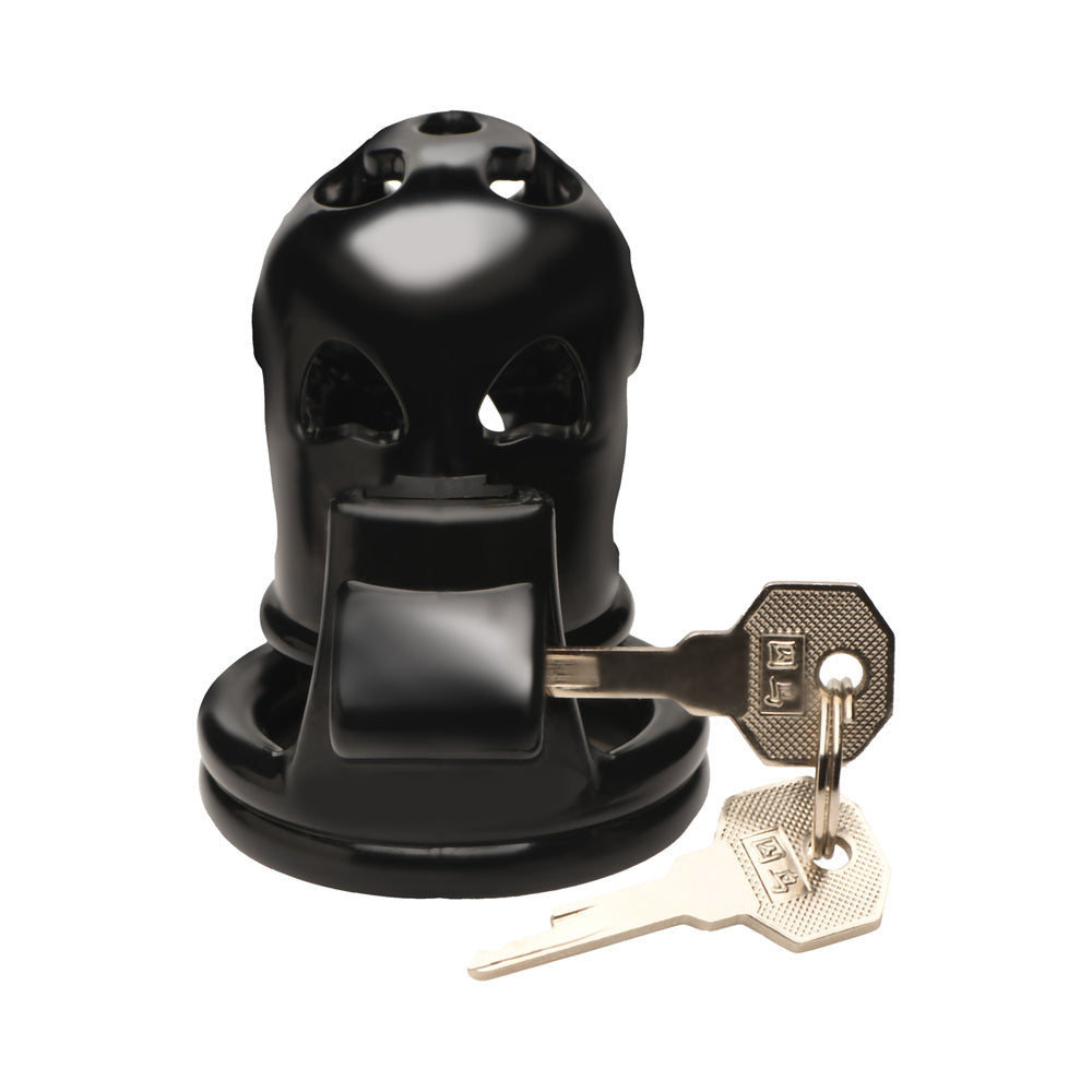 MASTER SERIES DOUBLE RING CHASTITY CAGE