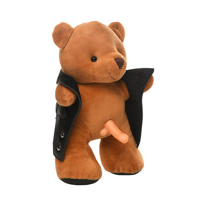 MASTER SERIES EXHIBITIONIST TEDDY BEAR WITH GLOW-IN-THE-DARK PENIS