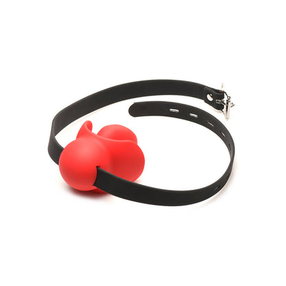 MASTER SERIES EXTREME SILICONE GAG WITH LOCKING STRAP