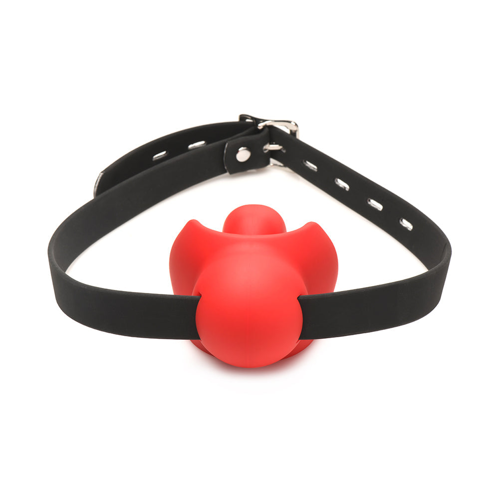 MASTER SERIES EXTREME SILICONE GAG WITH LOCKING STRAP