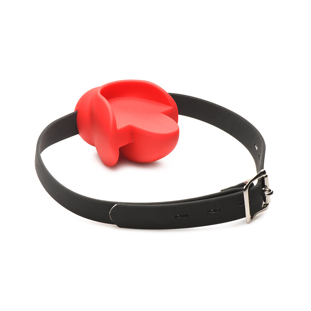 MASTER SERIES EXTREME SILICONE GAG WITH LOCKING STRAP