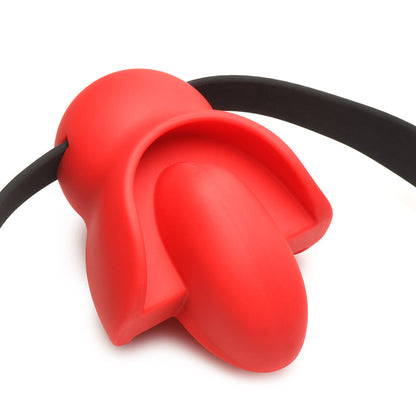 MASTER SERIES EXTREME SILICONE GAG WITH LOCKING STRAP