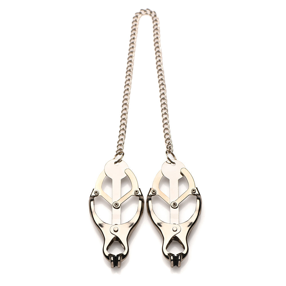 MASTER SERIES PRIMAL SPIKED CLOVER NIPPLE CLAMPS