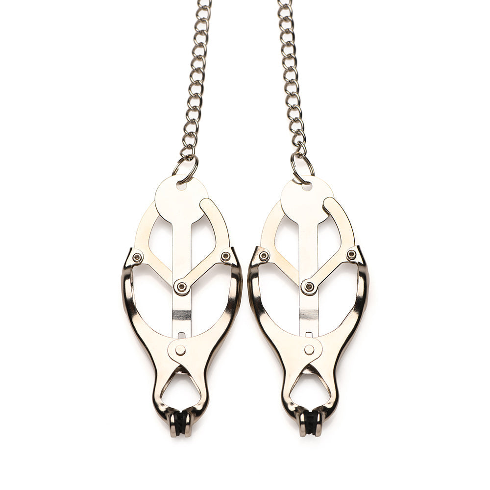 MASTER SERIES PRIMAL SPIKED CLOVER NIPPLE CLAMPS