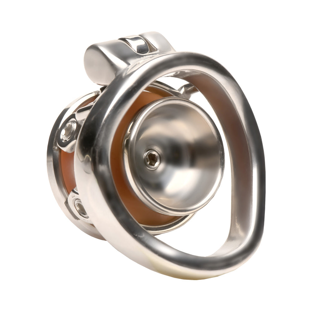 MASTER SERIES PUSSY BOY METAL CHASTITY CAGE