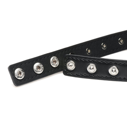 MASTER SERIES SPIKED HEART CHOKER BLACK