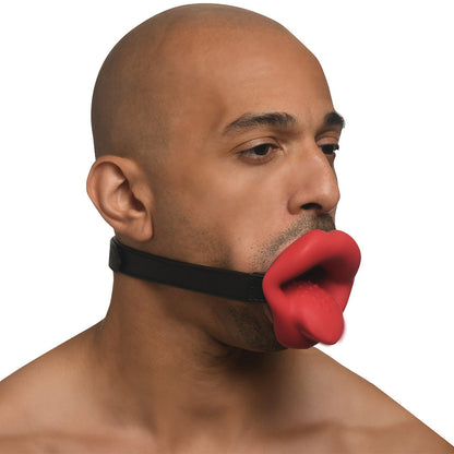 XR BRANDS - MASTER SERIES VIBRATING LIPS MOUTH GAG