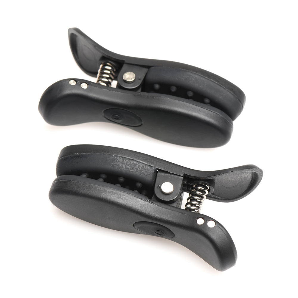 MASTER SERIES VIBRATING NIPPLE CLAMPS WITH RECHARGEABLE CASE