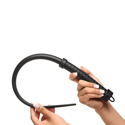 MASTER SERIES VIPER TAIL SILICONE WHIP BLACK