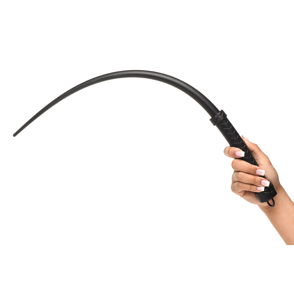 MASTER SERIES VIPER TAIL SILICONE WHIP BLACK