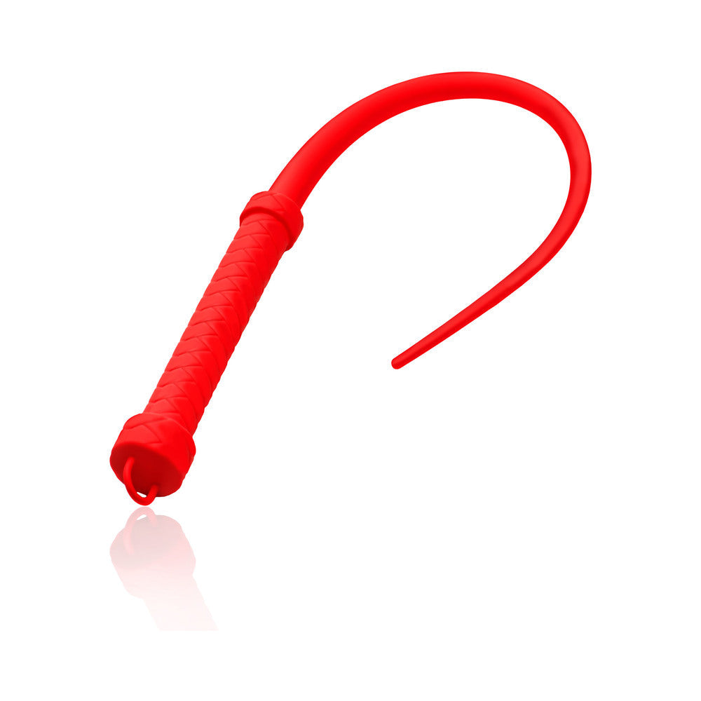 MASTER SERIES VIPER TAIL SILICONE WHIP RED