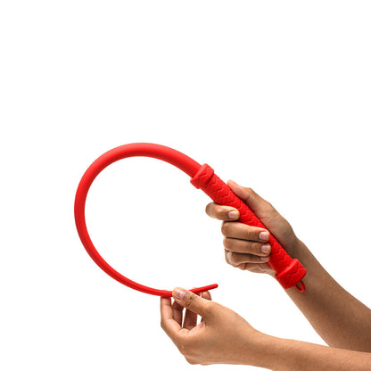 MASTER SERIES VIPER TAIL SILICONE WHIP RED