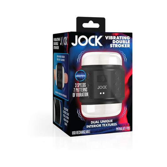 JOCK VIBRATING DOUBLE STROKER