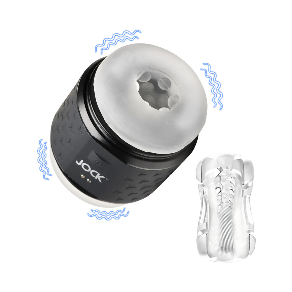 JOCK VIBRATING DOUBLE STROKER