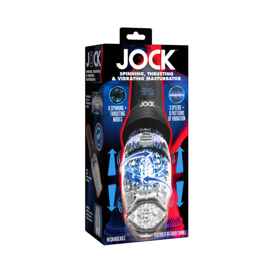 CURVE NOVELTIES - JOCK SPINNING THRUSTING & VIBRATING MASTURBATOR