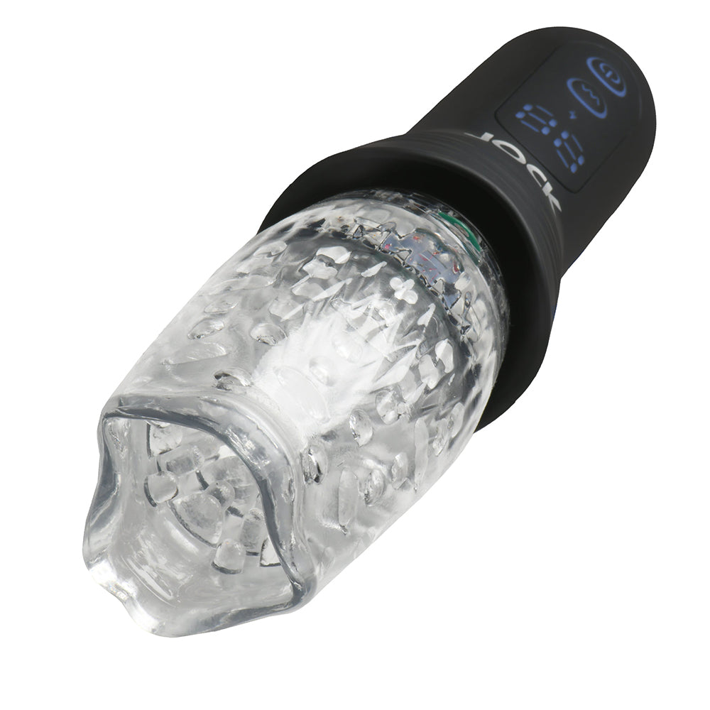 JOCK SPINNING THRUSTING & VIBRATING MASTURBATOR