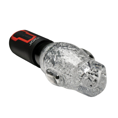 JOCK SPINNING & THRUSTING MASTURBATOR WITH DUAL VIBRATION