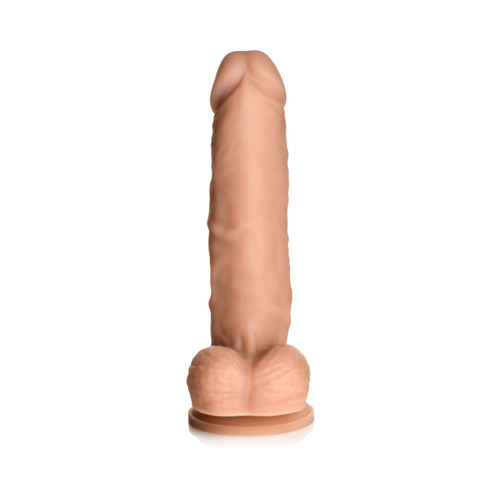 EASY RIDERS 7 IN. SILICONE DILDO WITH BALLS MEDIUM