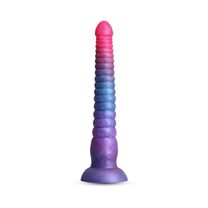 COLOURS STACKED 9 IN. DILDO PINK/BLUE