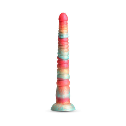 COLOURS STACKED 12 IN. DILDO RED/GOLD