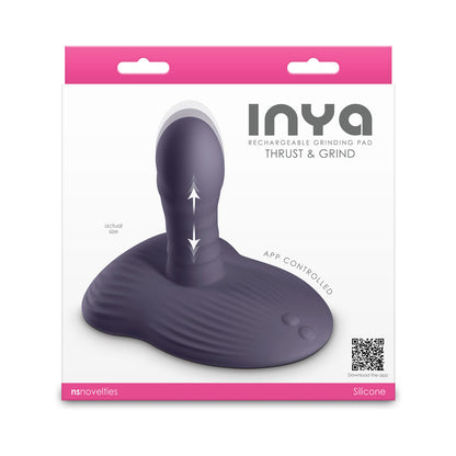 NS NOVELTIES - INYA THRUST & GRIND APP-CONTROLLED RECHARGEABLE GRINDING PAD GRAY