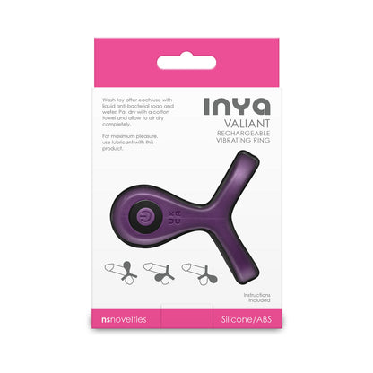 INYA VALIANT RECHARGEABLE VIBRATING RING BERRY
