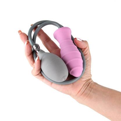NS NOVELTIES - INYA INFLATAPLAY MANUAL INFLATABLE BUTT PLUG PINK