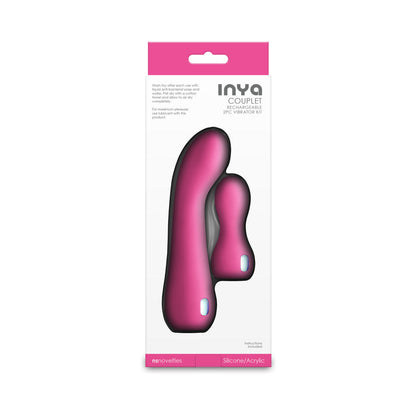 INYA COUPLET RECHARGEABLE 2-PIECE VIBRATOR KIT PINK