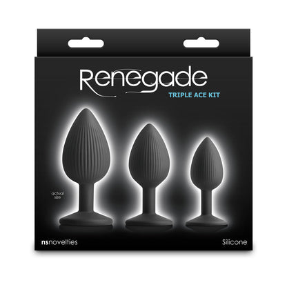 RENEGADE TRIPLE ACE PLUG KIT BLACK