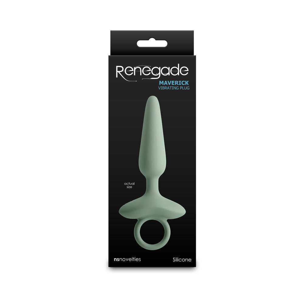 RENEGADE MAVERICK RECHARGEABLE VIBRATING ANAL PLUG SAGE