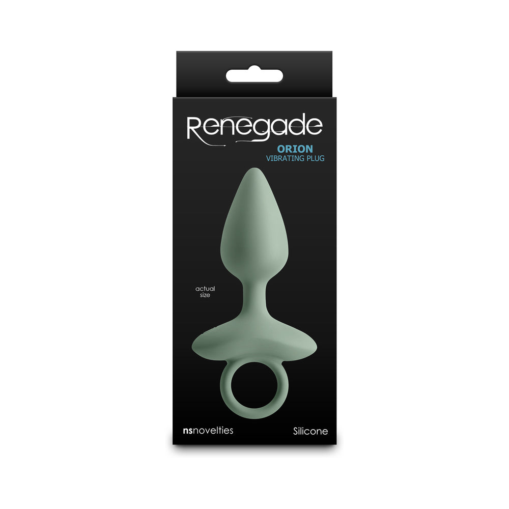 NS NOVELTIES - RENEGADE ORION RECHARGEABLE VIBRATING ANAL PLUG SAGE