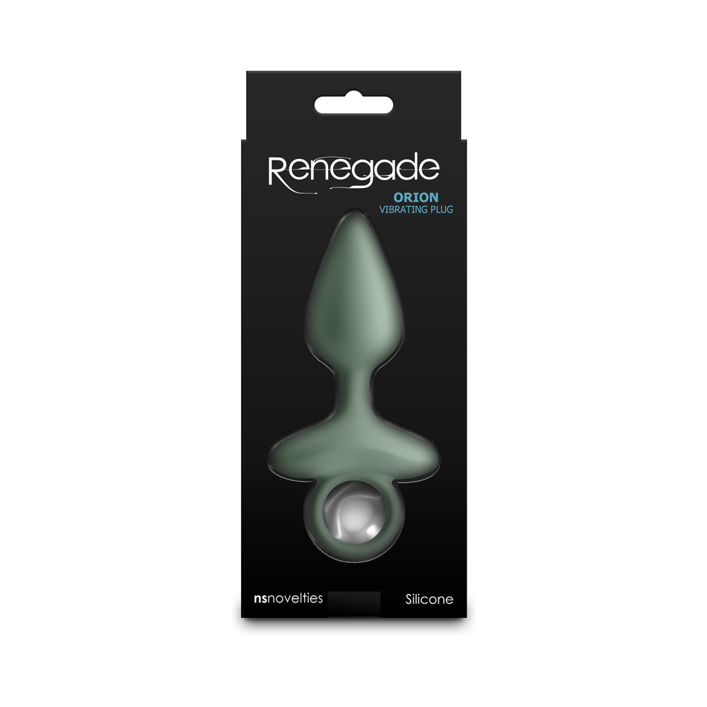 NS NOVELTIES - RENEGADE ORION RECHARGEABLE VIBRATING ANAL PLUG SAGE