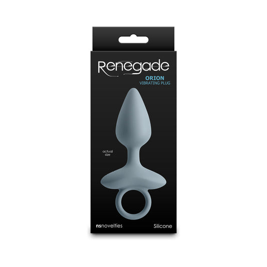 RENEGADE ORION RECHARGEABLE VIBRATING ANAL PLUG GRAY