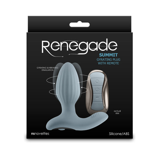 NOVEDADES NS - PLUG GIRATORIO RECARGABLE RENEGADE SUMMIT CON CONTROL REMOTO GRIS