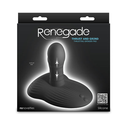 NS NOVELTIES - RENEGADE THRUST & GRIND RECHARGEABLE THRUSTING GRINDER PAD BLACK