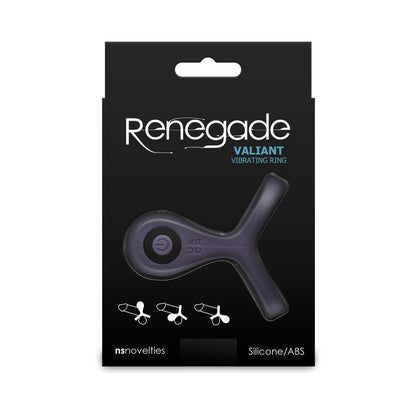 RENEGADE VALIANT RECHARGEABLE VIBRATING RING GRAY
