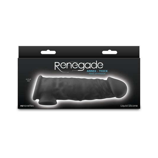 NS NOVELTIES - RENEGADE ANNEX THICK PENIS EXTENSION BLACK