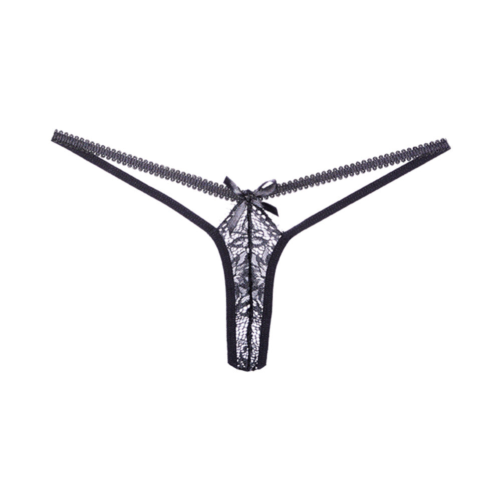 ALLURE LINGERIE - ALLURE ADORE DREAMING PANTY BLACK O/S