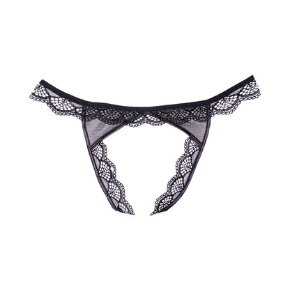 ALLURE ADORE PEACH-Y PANTY BLACK O/S